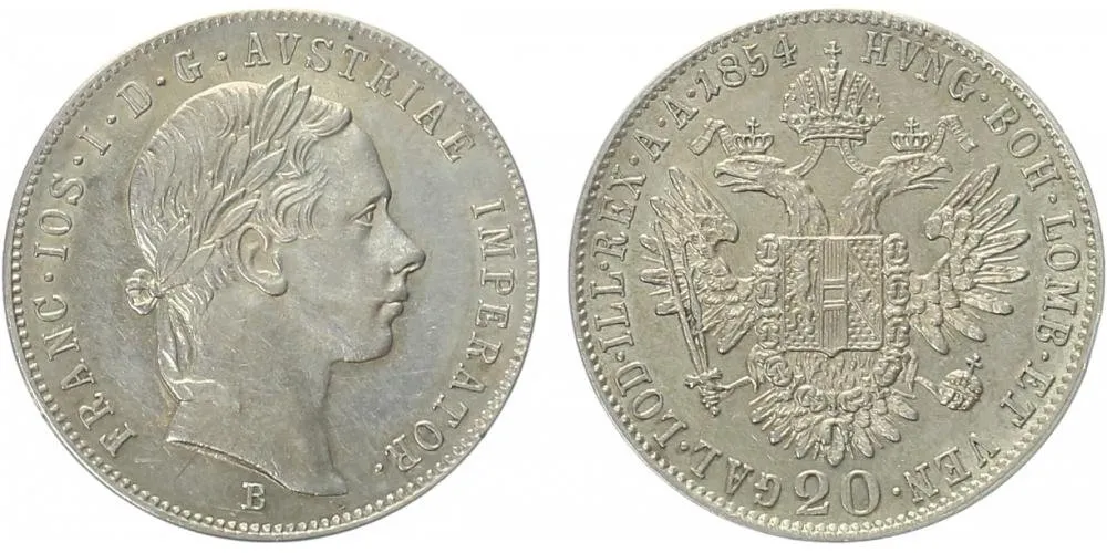 Konvenční měna, 1848 - 1857 — 1