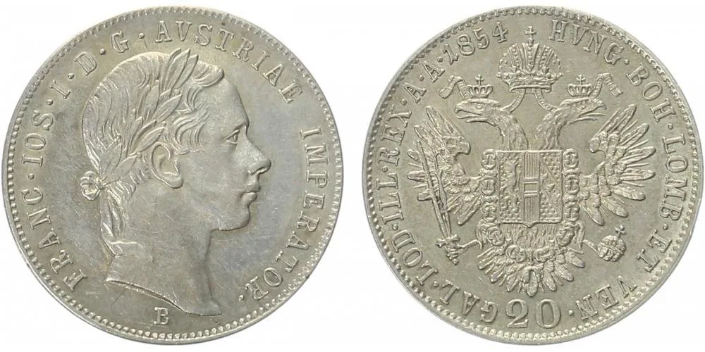 Konvenční měna, 1848 - 1857 — 1