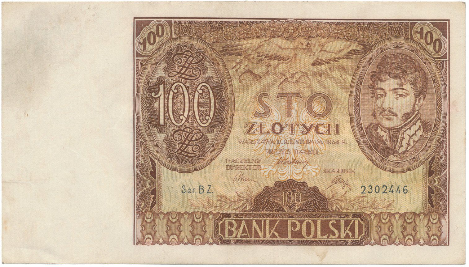 Polsko, 100 Zlotych 1934, Hej.PL12a