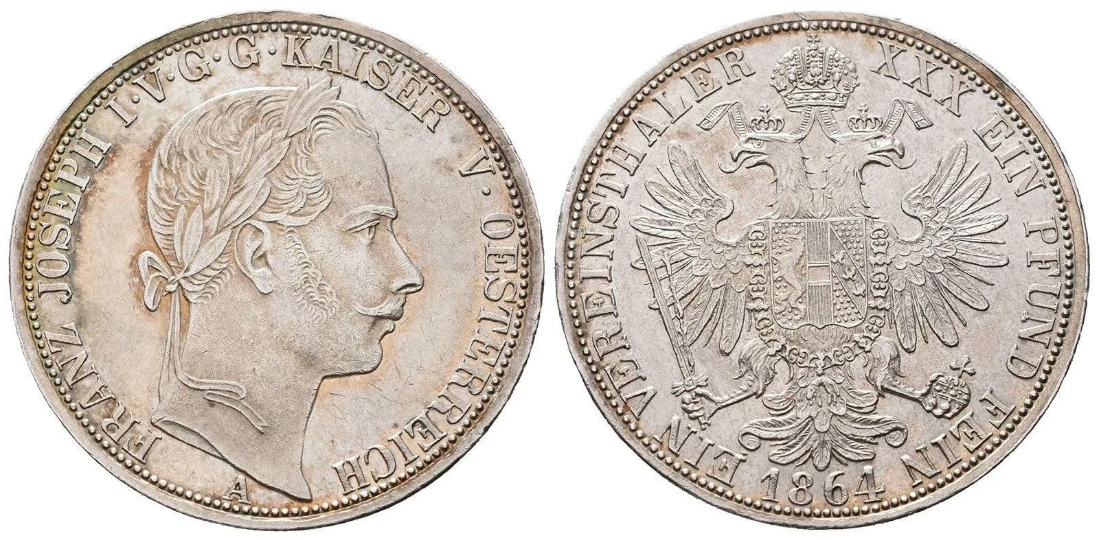 Rakouská a spolková měna, 1857 - 1892 — 1