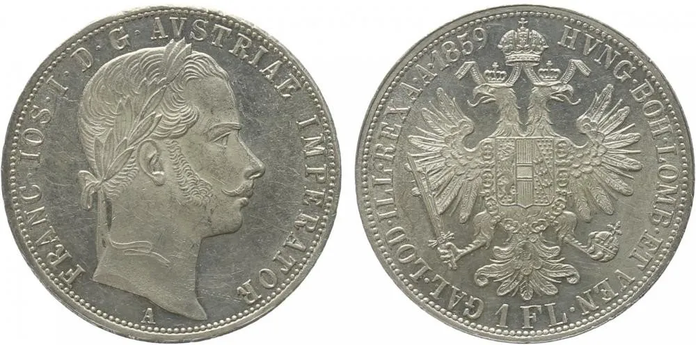 Rakouská a spolková měna, 1857 - 1892 — 1