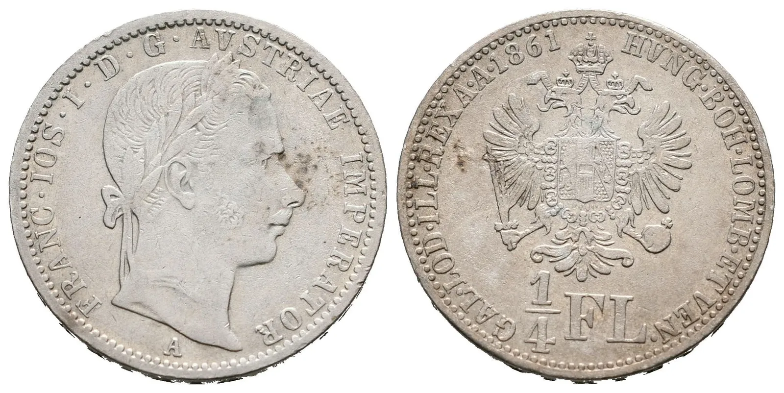 1/4 Zlatník 1861 A