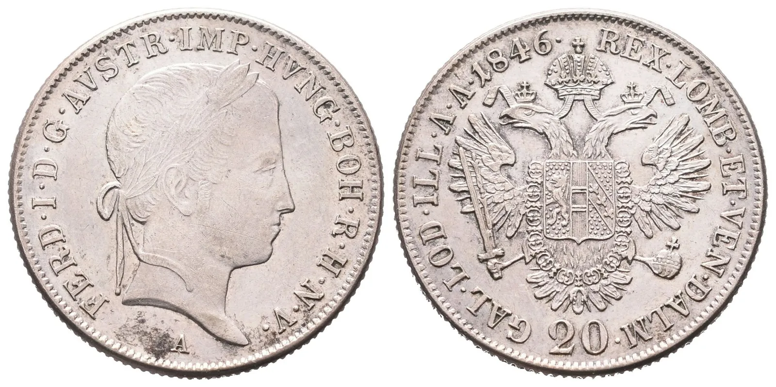 Ferdinand V., 20 Krejcar 1846 A, Vídeň
