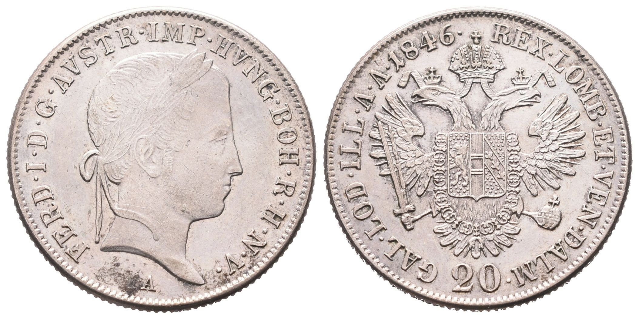 Ferdinand V., 20 Krejcar 1846 A, Vídeň