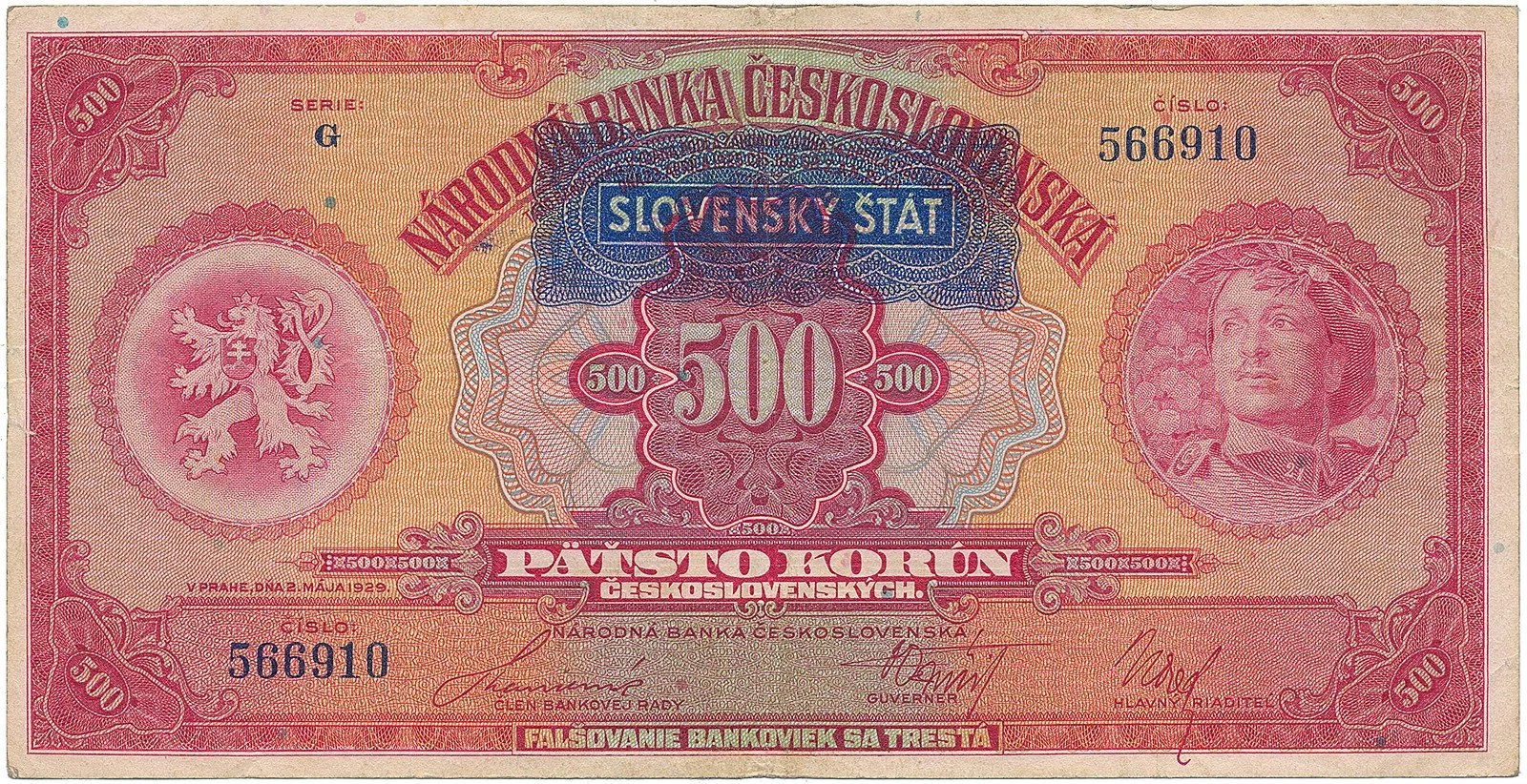 Slovenský stát, 1939 - 1945 — 1