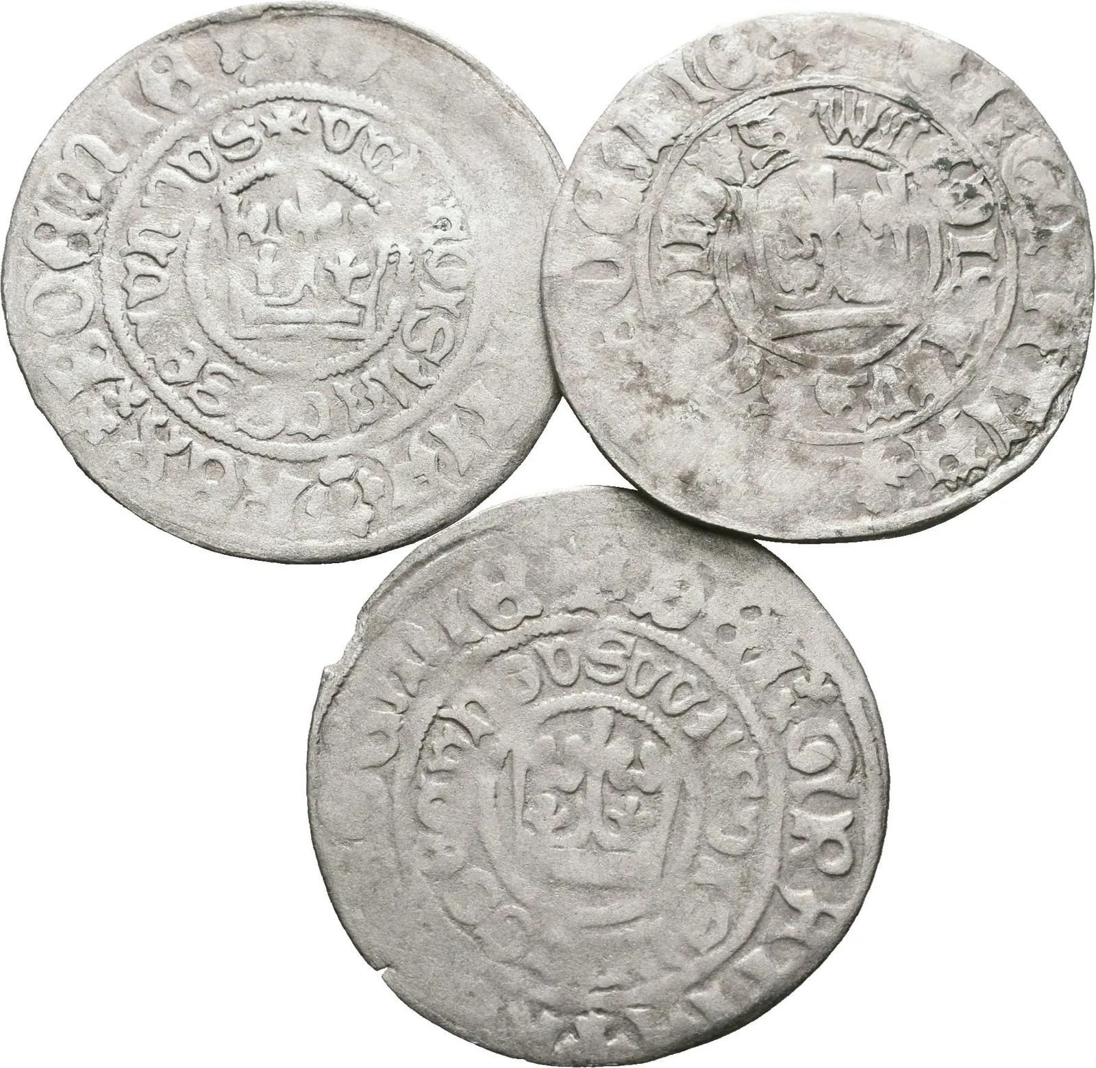 Vladislav II. Jagellonský, Pražský groš, 3 ks