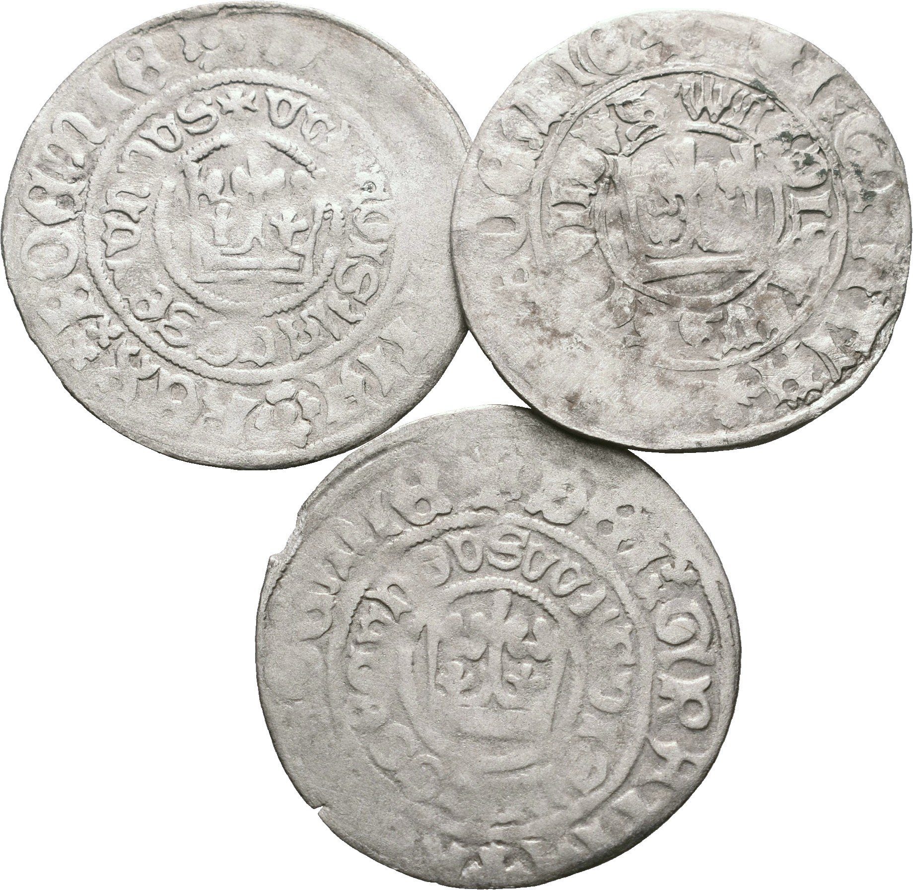 Vladislav II. Jagellonský, Pražský groš, 3 ks