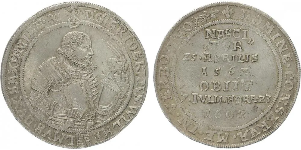 Sasko - Weimar, Friedrich Wilhelm I., 1591 - 1602 — 1