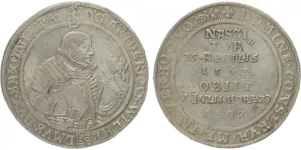 Sasko - Weimar, Friedrich Wilhelm I., 1591 - 1602 — 1