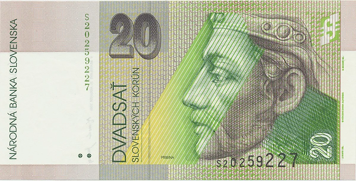 20 Koruna / 31. 8. 2001, série S, Hej.SK36a1S
