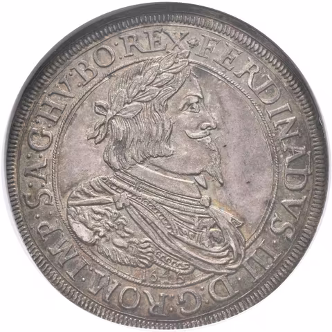 Tolar 1646/1646, Graz, Dav.3189A, KM.433, certifikace NGC, hodnocení MS 61,