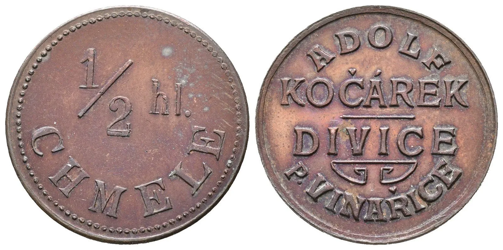 Chmelové a pivní známky — 1