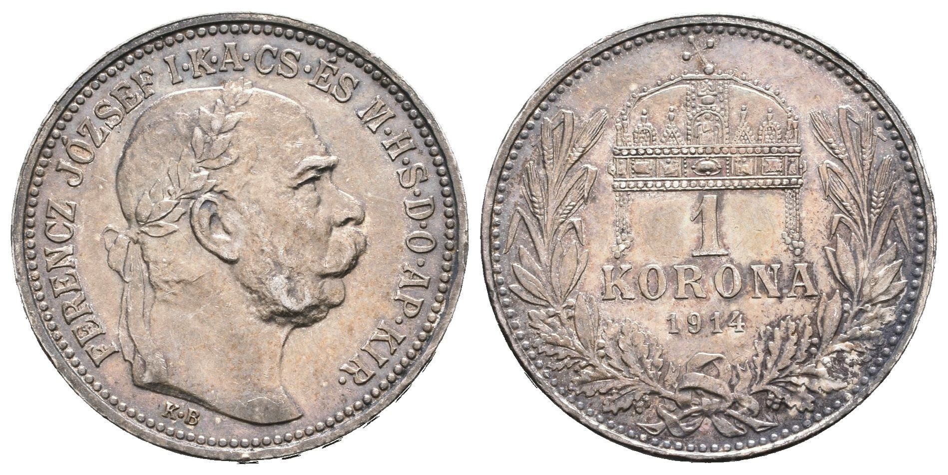 1 Koruna 1914 KB