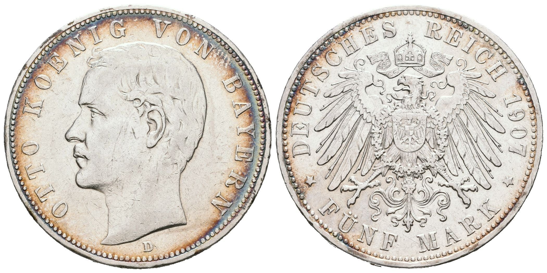 Bavorsko, 5 Marka 1907