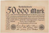 Německo, 50000 Mark 1923, Ro.98