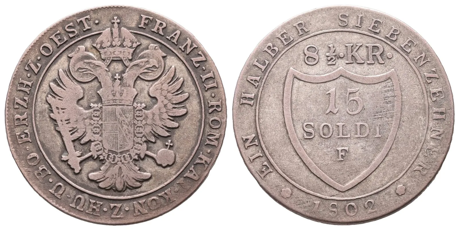 František II., 15 Soldi 1802 A