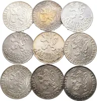 100 Kčs 1948 - 30. výročí ČSR (3x), Univerzita Karlova (3x), 100 Kč 1949 - Hornická práva — 2