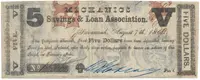 USA - Georgia, 5 Dollar 1862