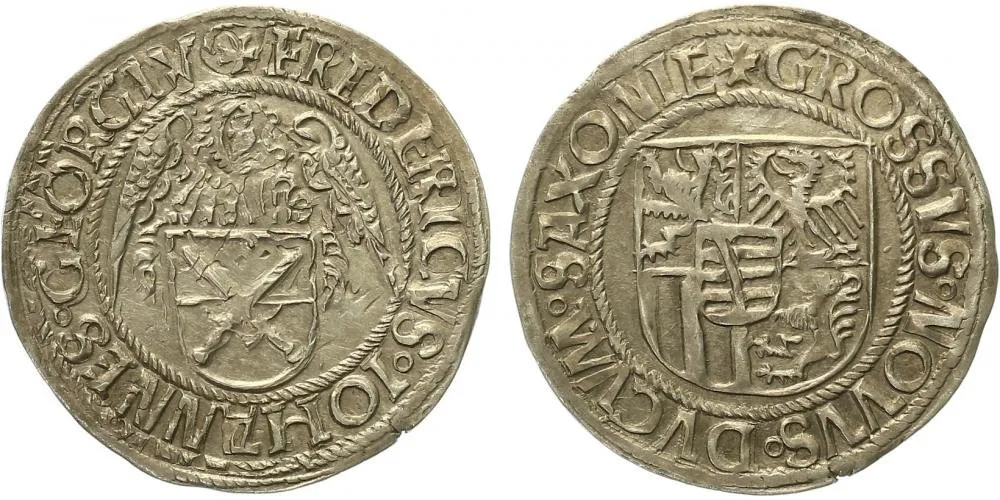Sasko, Friedrich III., Johann a Georg, 1507 - 1525 — 1