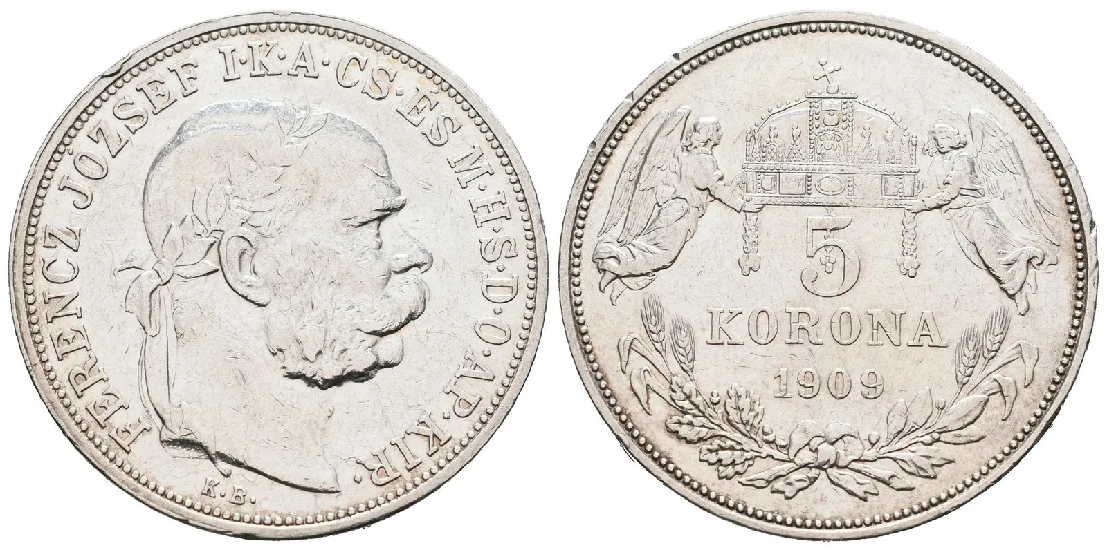 5 Koruna 1909 KB