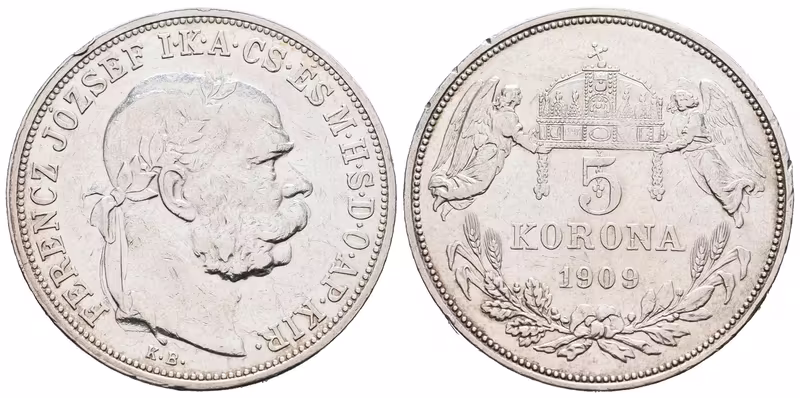 5 Koruna 1909 KB