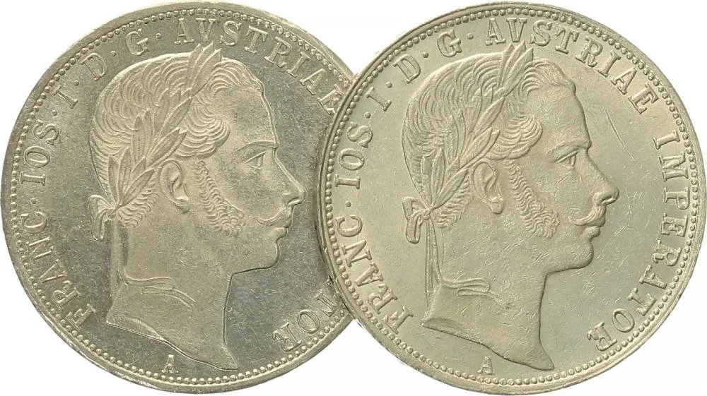 Rakouská a spolková měna, 1857 - 1892 — 1