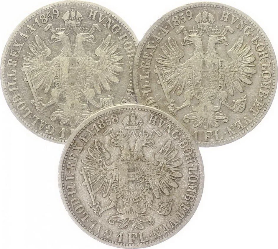 Rakouská a spolková měna, 1857 - 1892 — 1