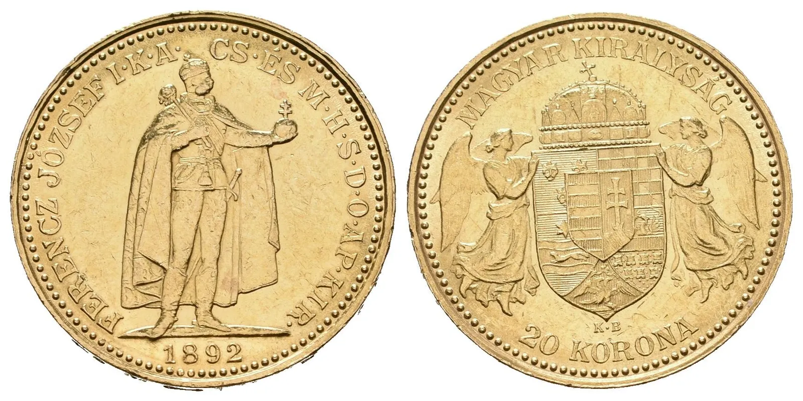 20 Koruna 1892 KB