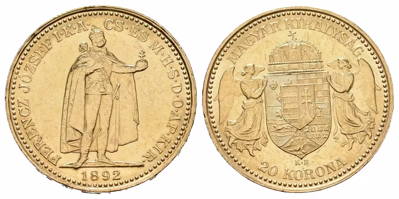 20 Koruna 1892 KB