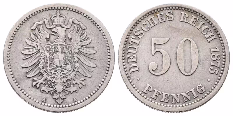 50 Pfennig 1875 A