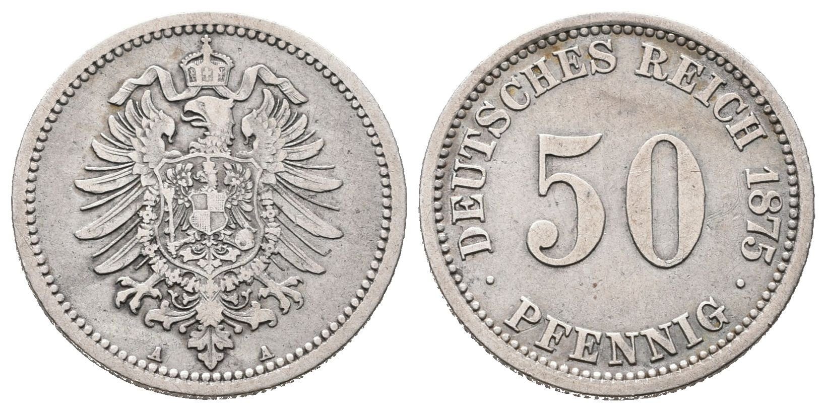 50 Pfennig 1875 A