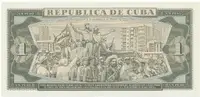 Kuba, 1 Peso 1978~1985, P.102b - fotografie 2
