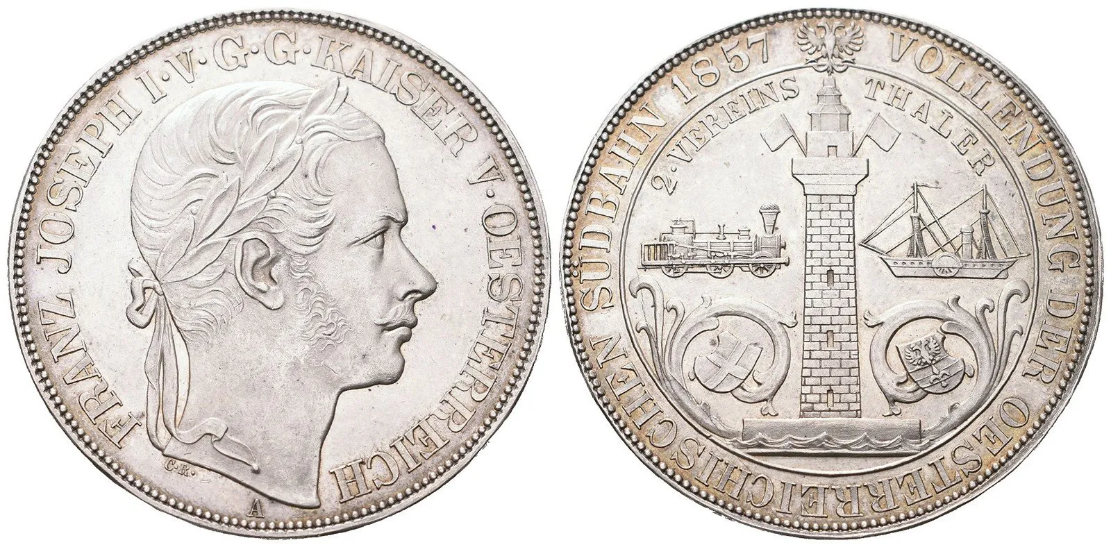 Rakouská a spolková měna, 1857 - 1892 — 1