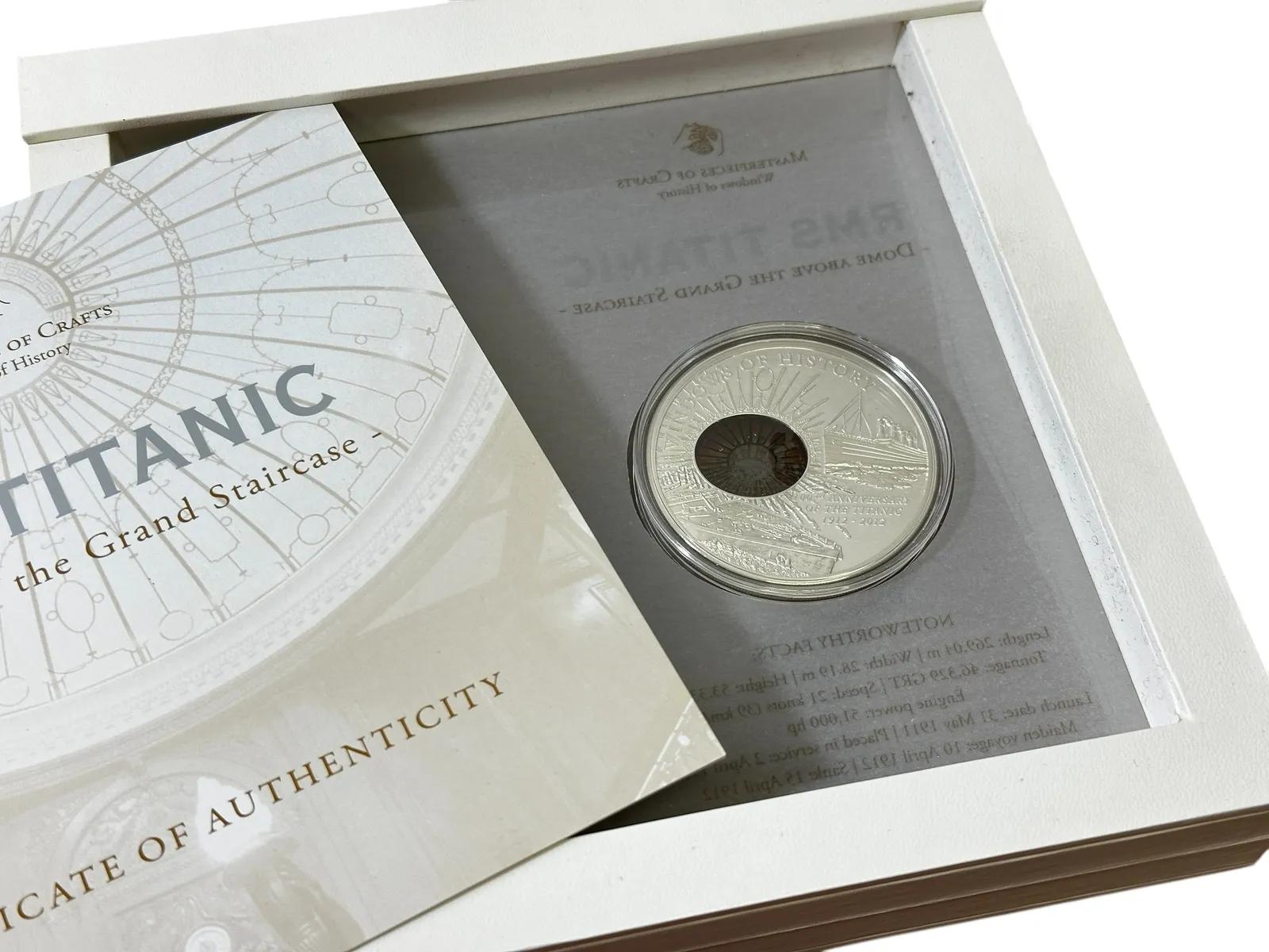 Cookovy ostrovy, 10 Dollars 2012 - 100. výročí potopení Titanicu