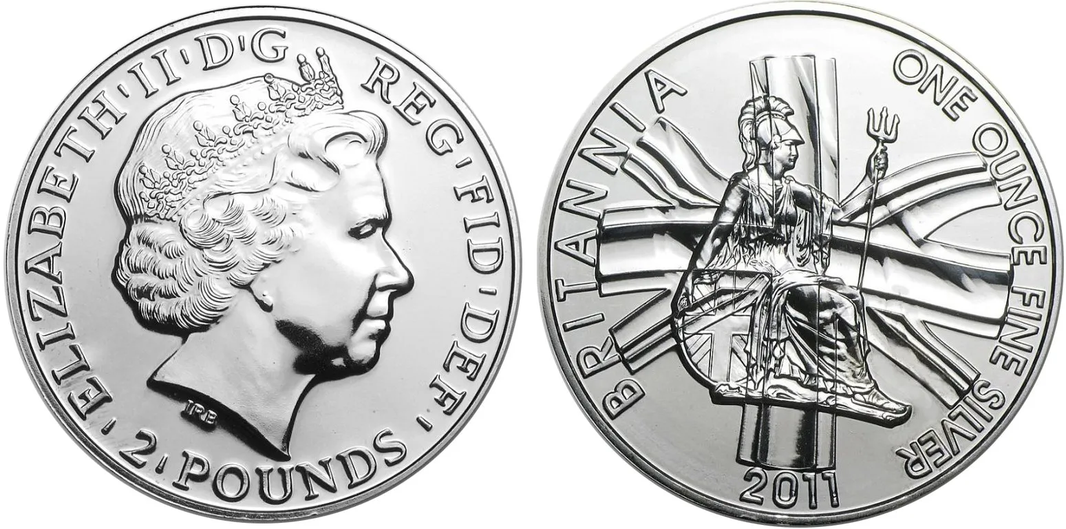 Velká Británie, 2 Pounds 2011 - Britannia