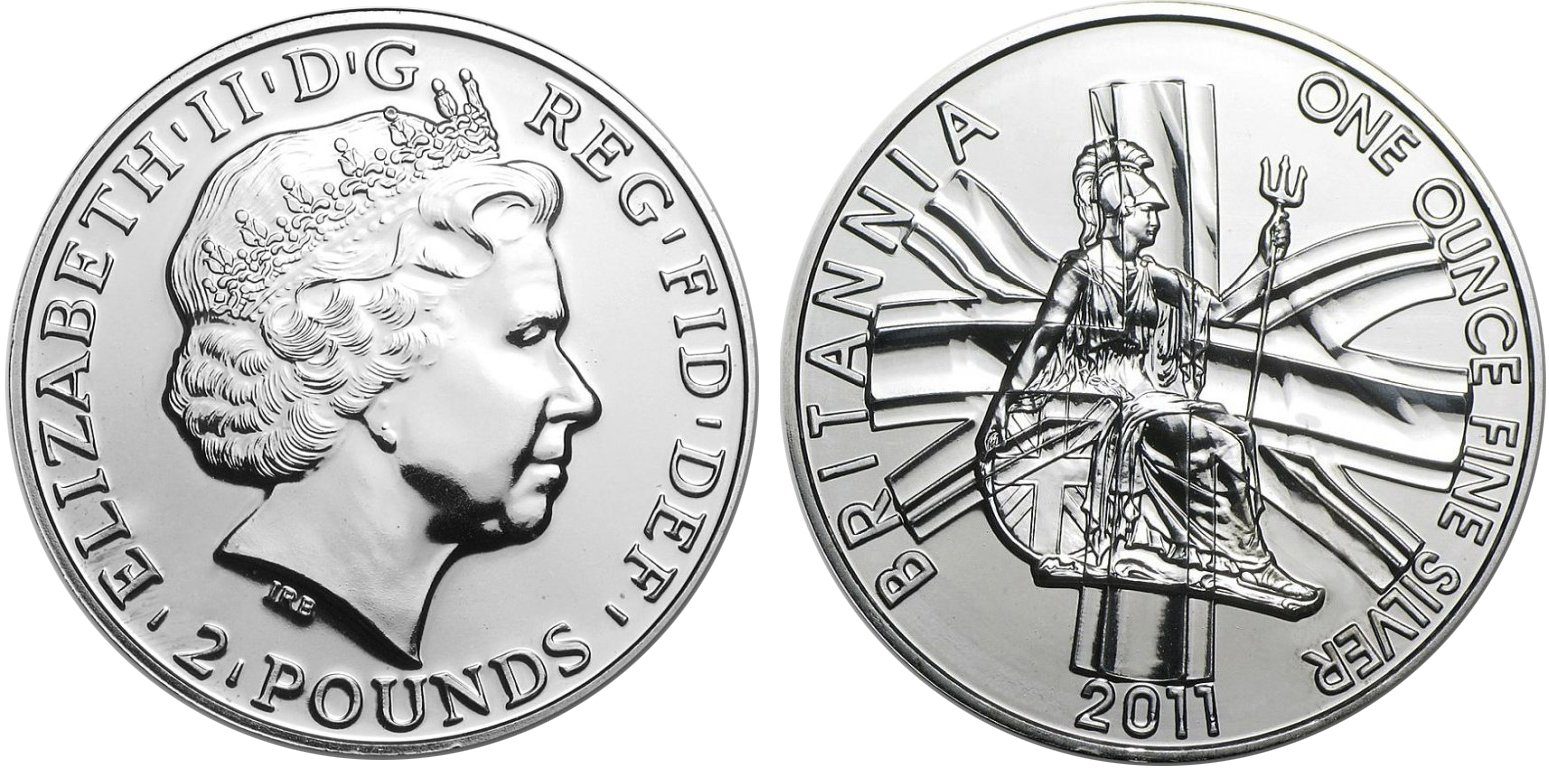 Velká Británie, 2 Pounds 2011 - Britannia