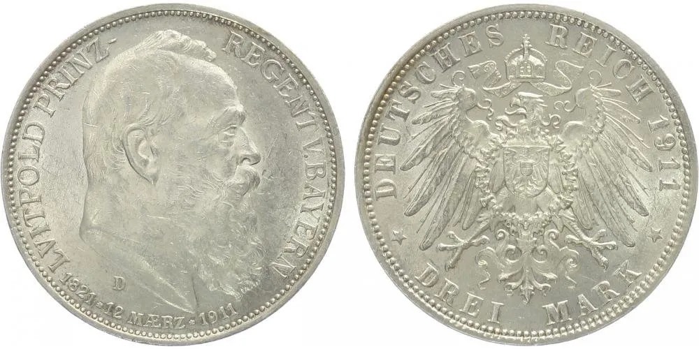 Bavorsko, Luitpold, 1886 - 1912 — 1