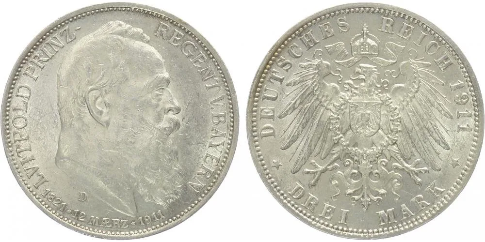 Bavorsko, Luitpold, 1886 - 1912 — 1