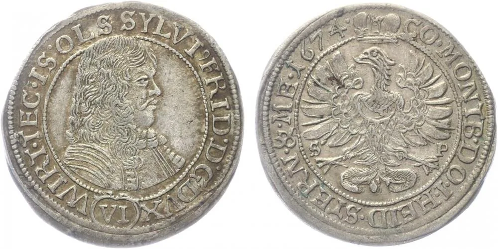 Würtenberg - Olešnice, Sylvius Friedrich, 1668 - 1697 — 1