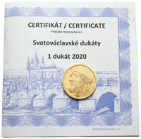 Medaile 2020 - Svatováclavský dukát - fotografie 3