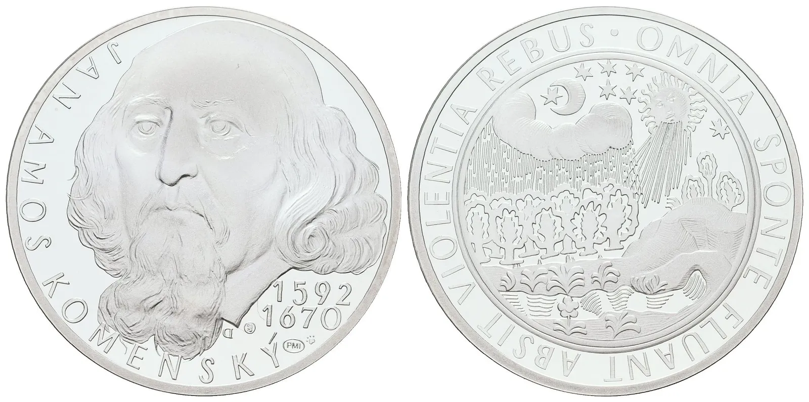 AR Medaile b.l. (2012) - J. A. Komenský - 420. výročí narození