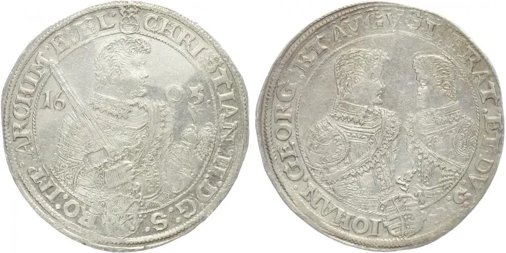 Sasko, Christian II., Johann Georg I. a August, 1591 - 1611 — 1