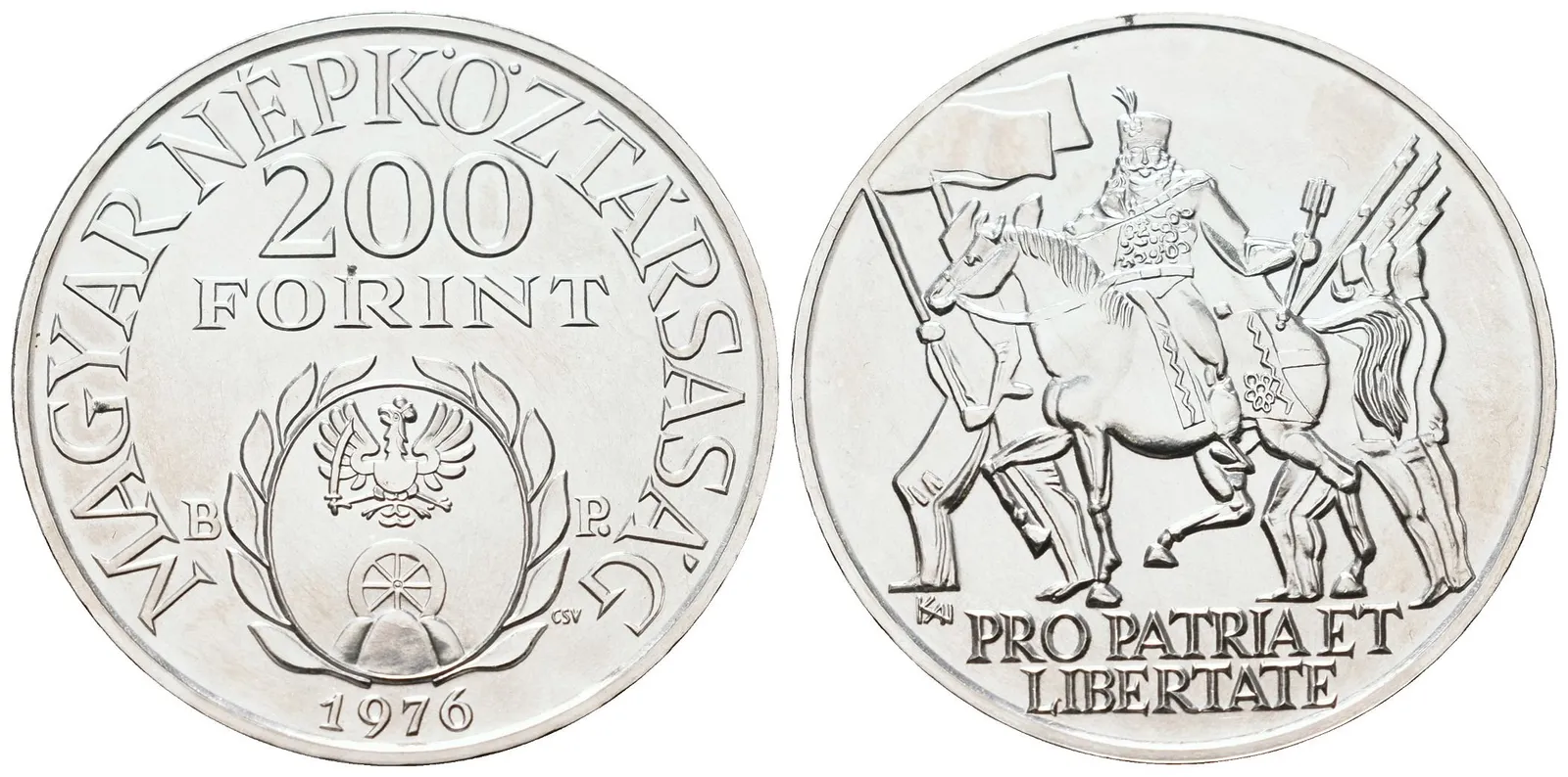 Maďarsko, 200 Forintů 1976 - Rakoczi