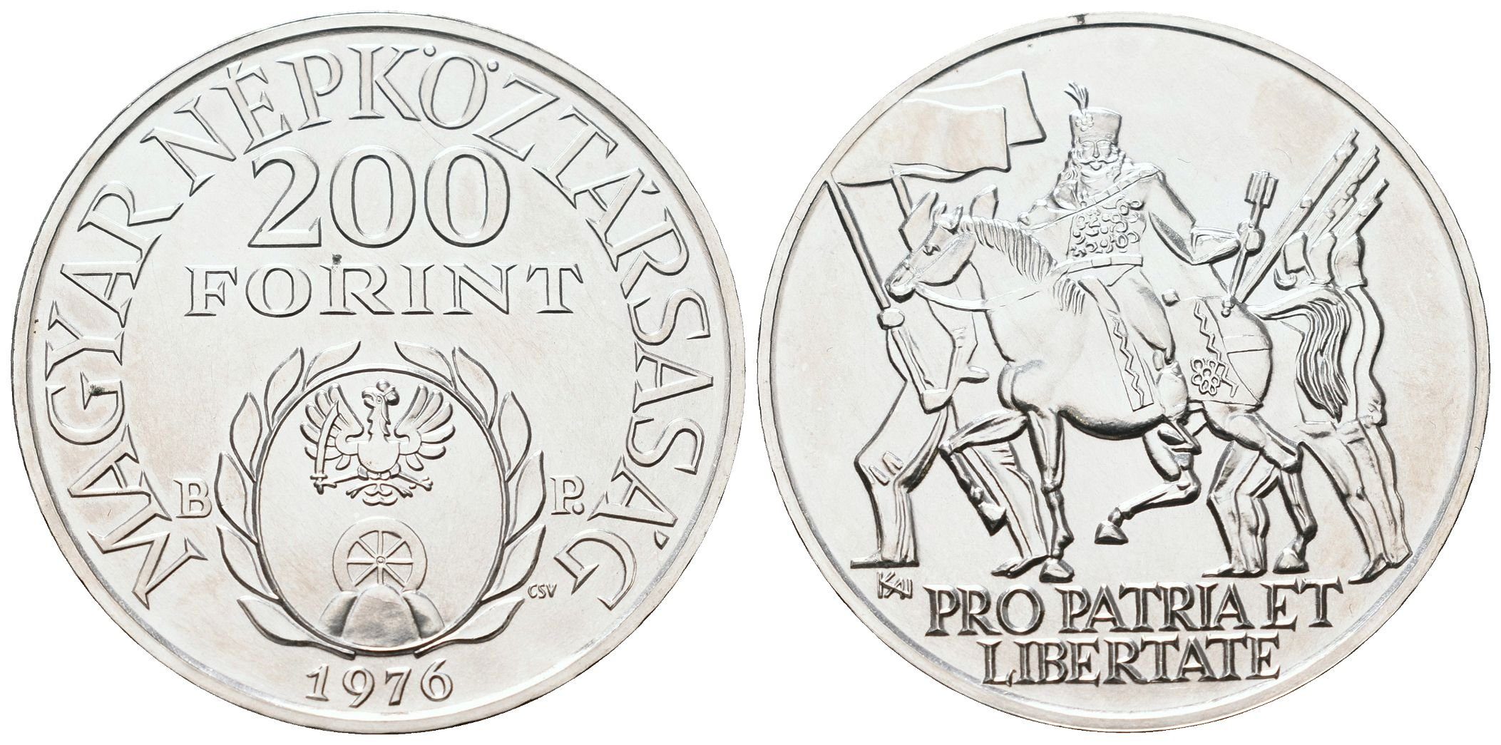 Maďarsko, 200 Forintů 1976 - Rakoczi