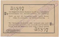 Německá Východní Afrika, 1 Rupie 1. 2. 1916, série W2, R.928q - fotografie 2