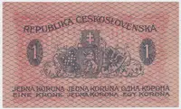 Československo, 1 Koruna 1919, Hej.7a - fotografie 2
