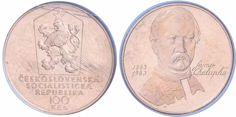 100 Kčs 1983 - Samo Chalupka, PROOF