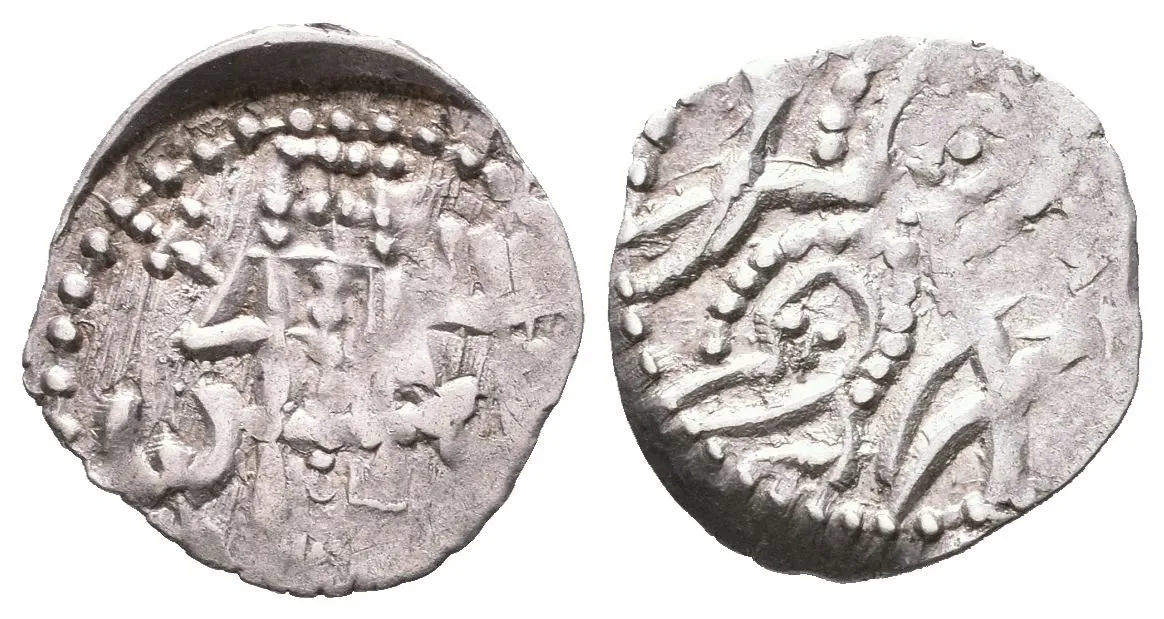 1/2 Groš, Ivan Šišman v carském majestátu čelně / Poprsí — 1