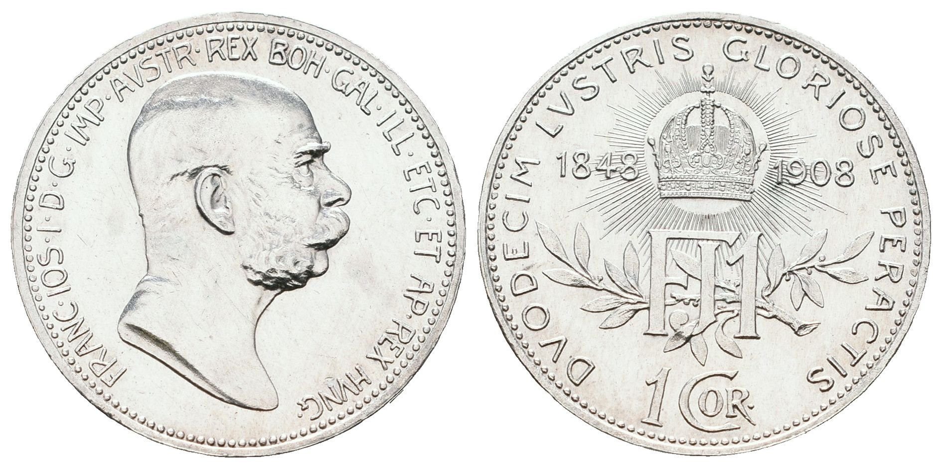 1 Koruna 1908 - Jubilejní