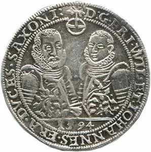 Sasko - Weimar, Friedrich Wilhelm I. a Johann III., 1573 - 1602 — 1
